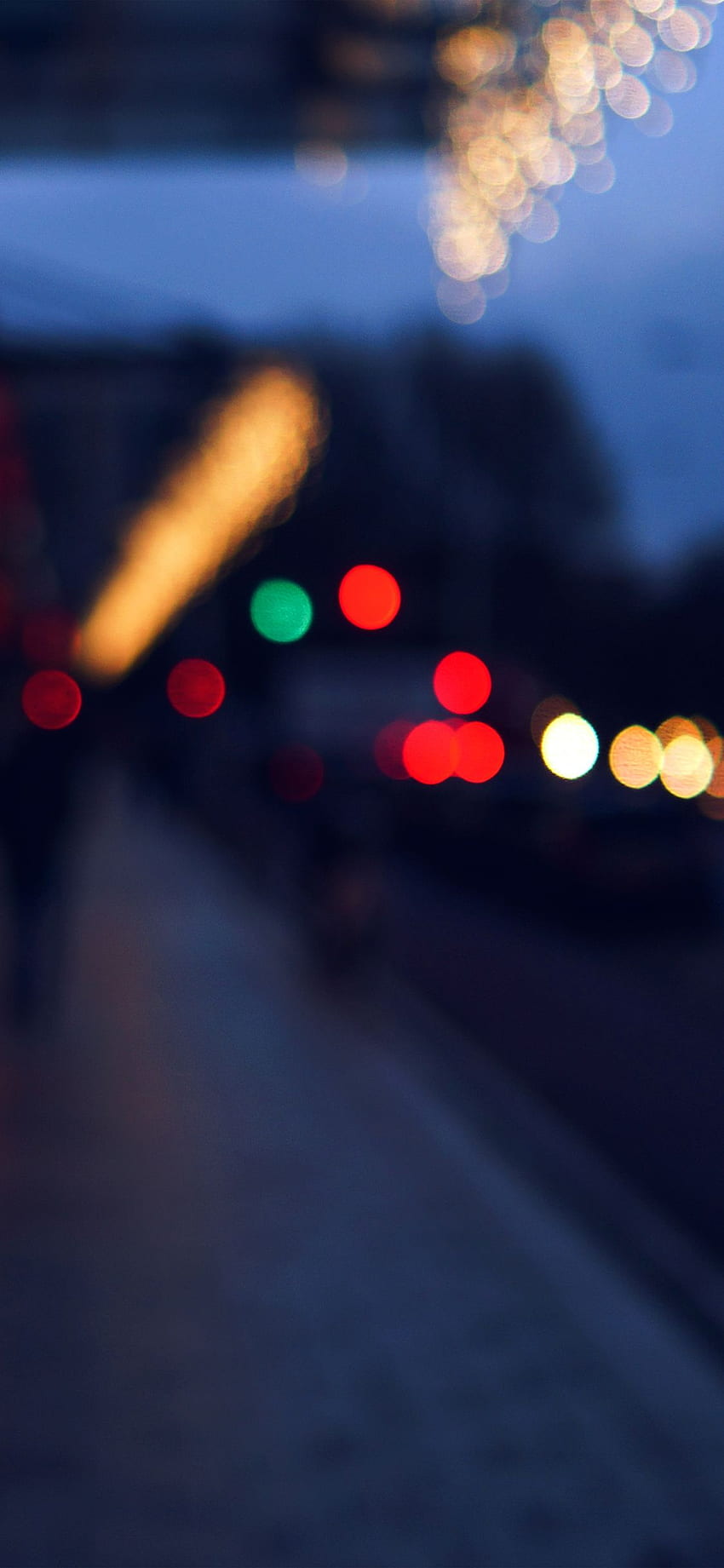 Bokeh street lights city art iPhone X HD phone wallpaper | Pxfuel