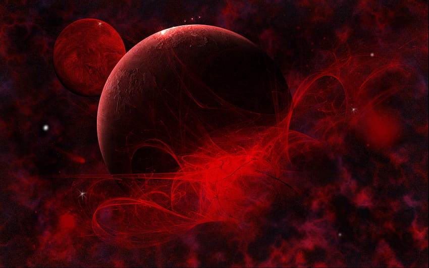 Red Space, Black and Red Space HD wallpaper | Pxfuel