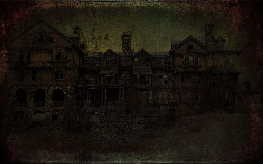 Haunted House ., Haunted Forest HD wallpaper