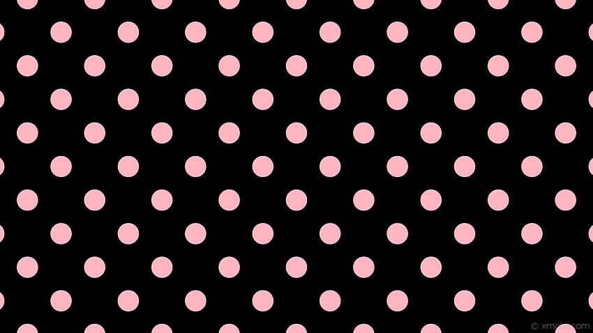 spots black pink polka dots light pink HD wallpaper