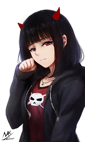 Cute anime demon girl HD wallpapers | Pxfuel