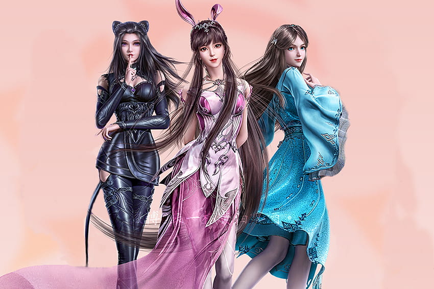 The Douluo Goddess Festival is coming, Xiao Wu has a bright figure with her back and chest out, much more turbulent than Zhuqing HD wallpaper