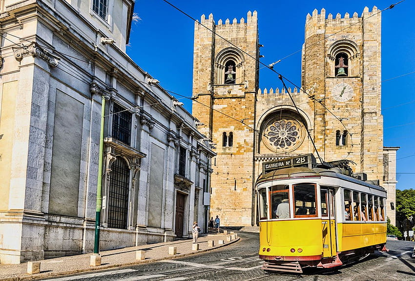 Alfama - Guida turistica del Portogallo, Lisbona Portogallo Sfondo HD