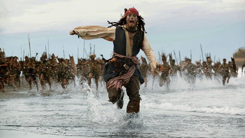 Kapten Jack Sparrow, Kapten Jack Sparrow yang Lucu Wallpaper HD