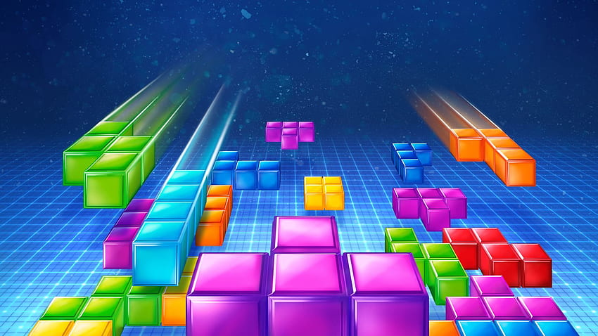 Tetris and Background HD wallpaper