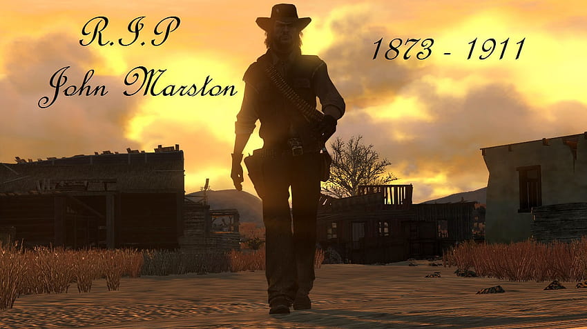 John Marston Tribute, gry wideo, John Marston, Red Dead Redemption, hołd Tapeta HD