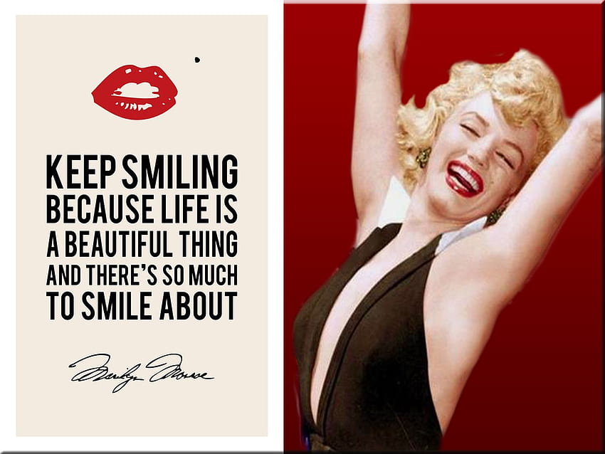 Marilyn Monroe Quotes HD wallpaper
