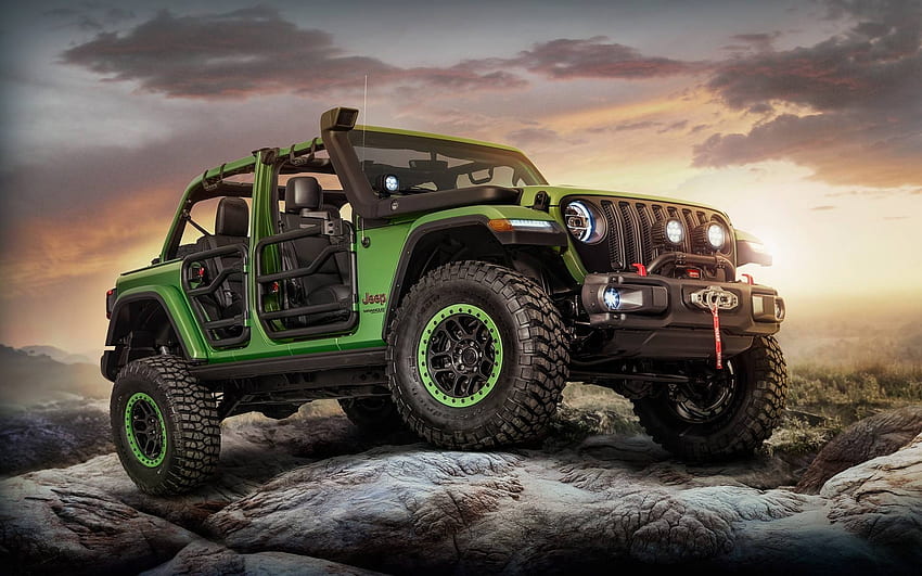 Jeep Wrangler, Jeep, kesenangan, mobil, keren, Wrangler Wallpaper HD