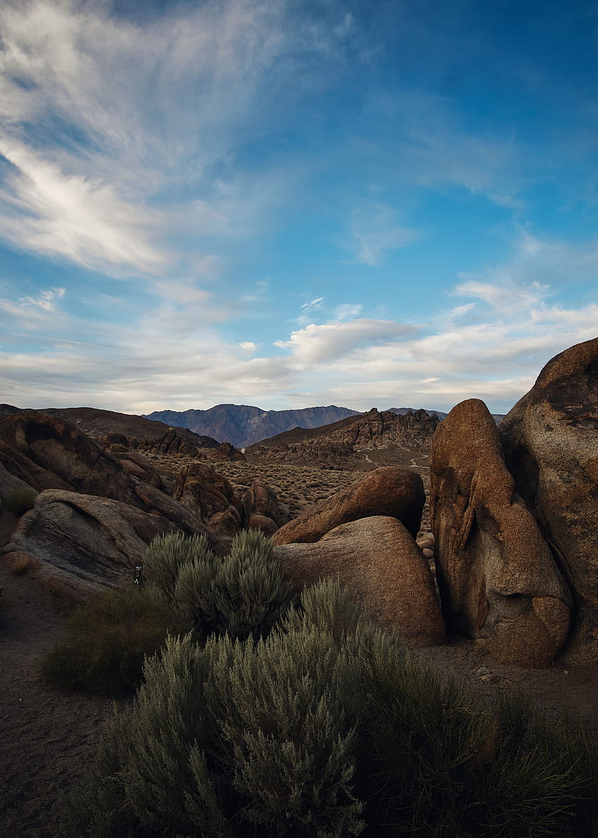 경치, 자연, 돌, 산, 사막, 바위 HD 전화 배경 화면