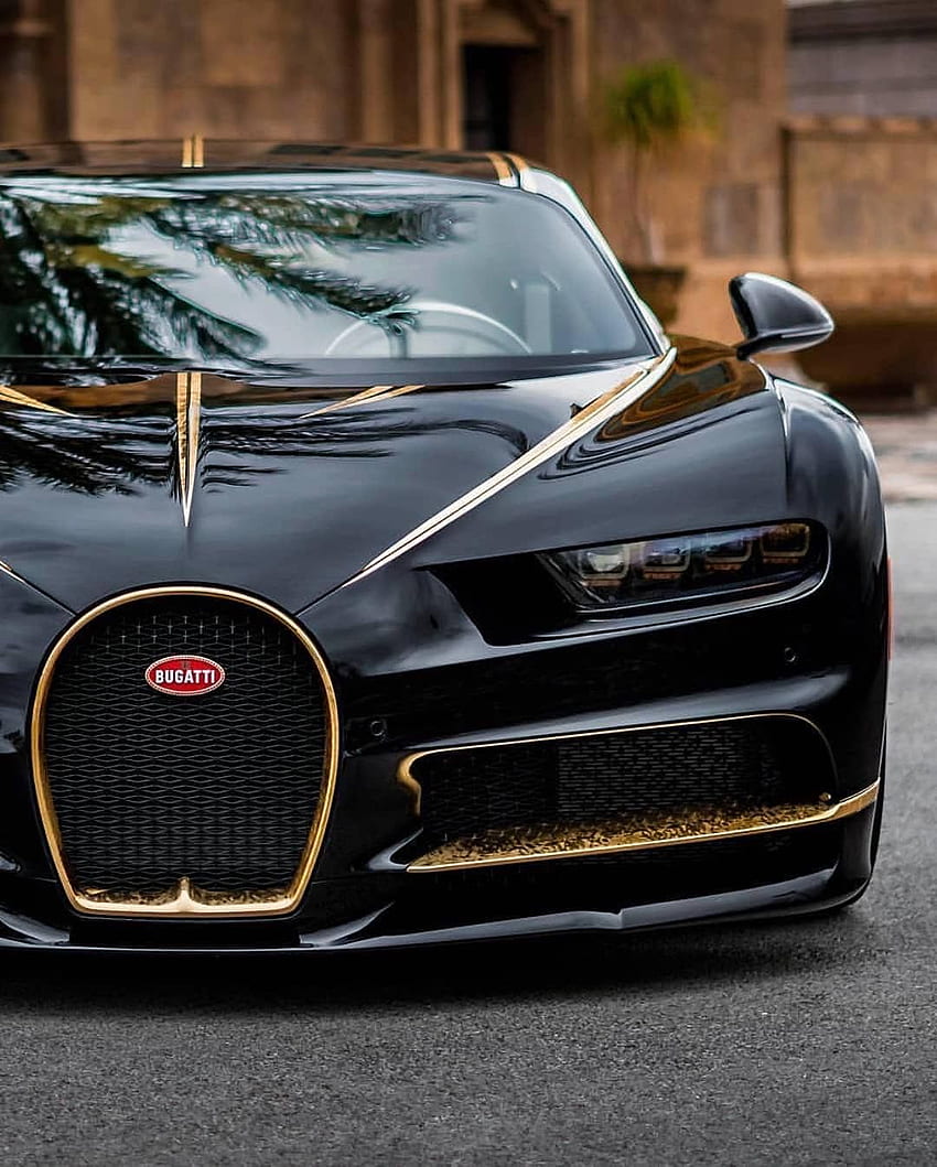 Download Cool Bugatti In Gold Wallpaper | Wallpapers.com