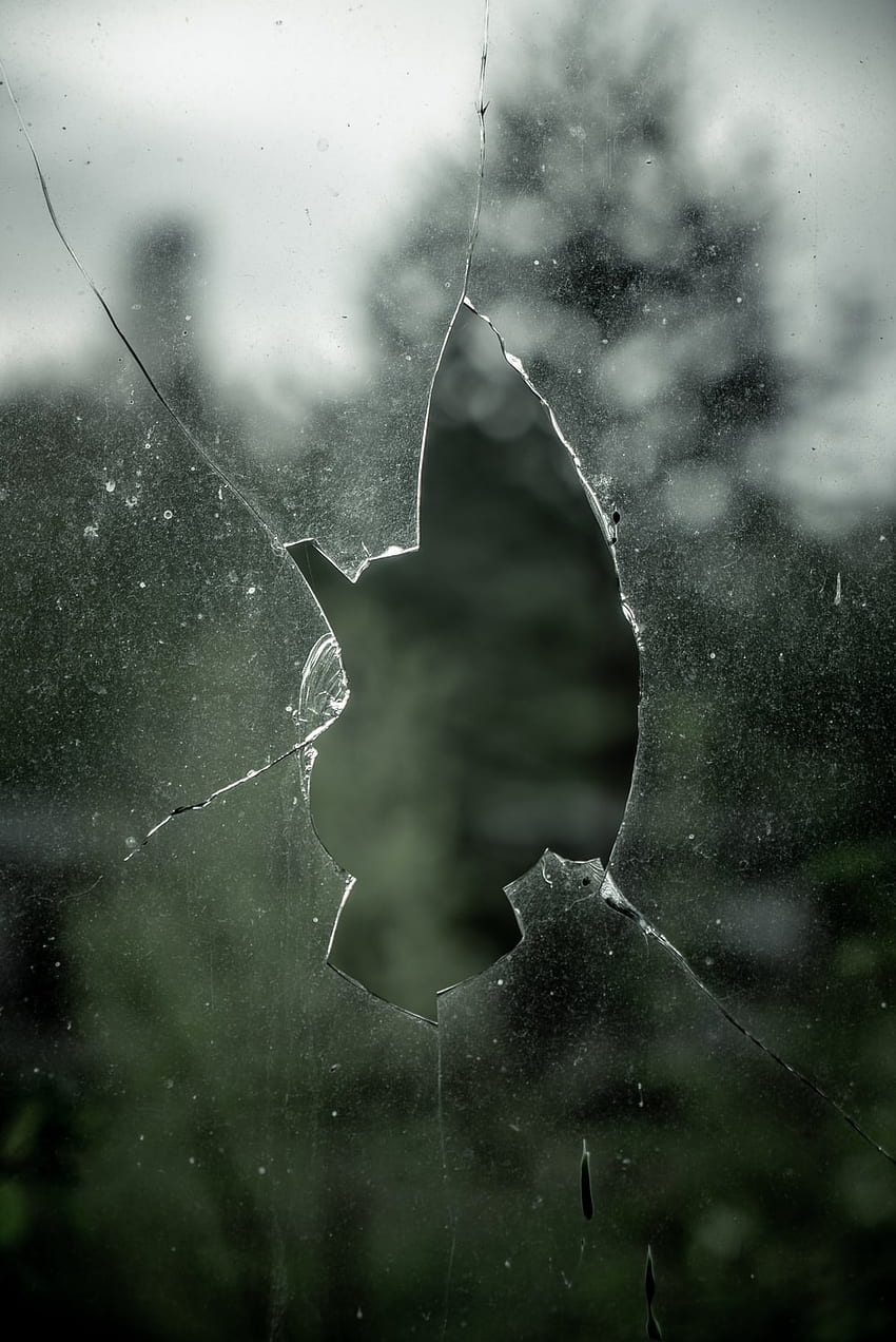 Broken Glass, Green Glass HD phone wallpaper