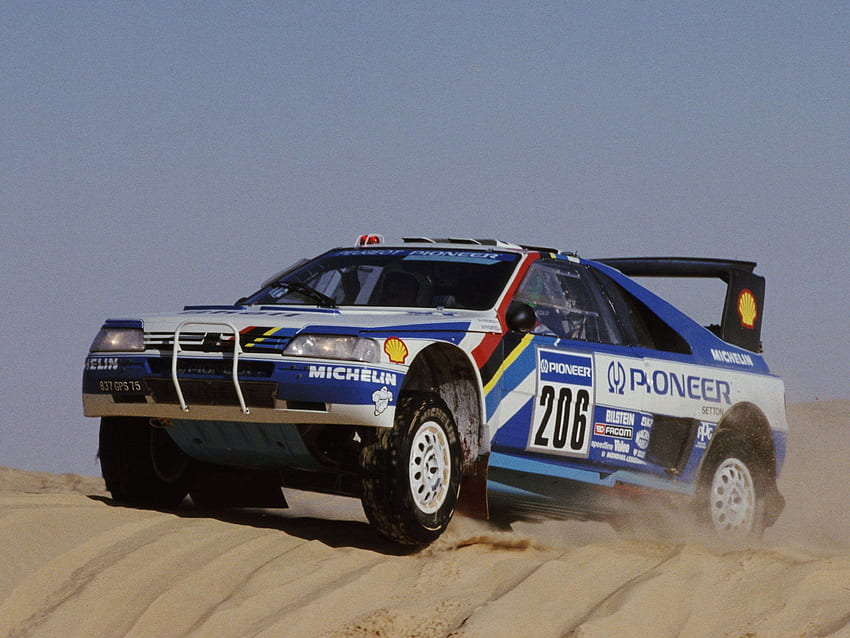 1988, Peugeot, 405, T16, Grand, Raid, Pininfarina, Dakar, Offroad, Race, Racing, Rally / and Mobile Background HD wallpaper