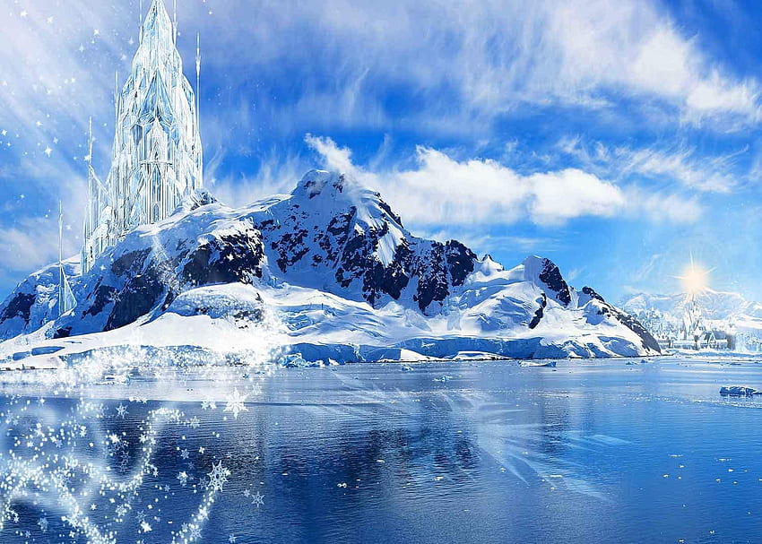 Glacier Backdrop Winter Frozen Background ft Booth Studio Props LSVV1317 : Electronics HD wallpaper