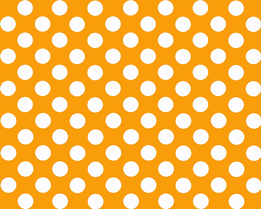 Orange Polka Dot Background Stock - Gemeinfrei, Vintage Polka Dot HD-Hintergrundbild