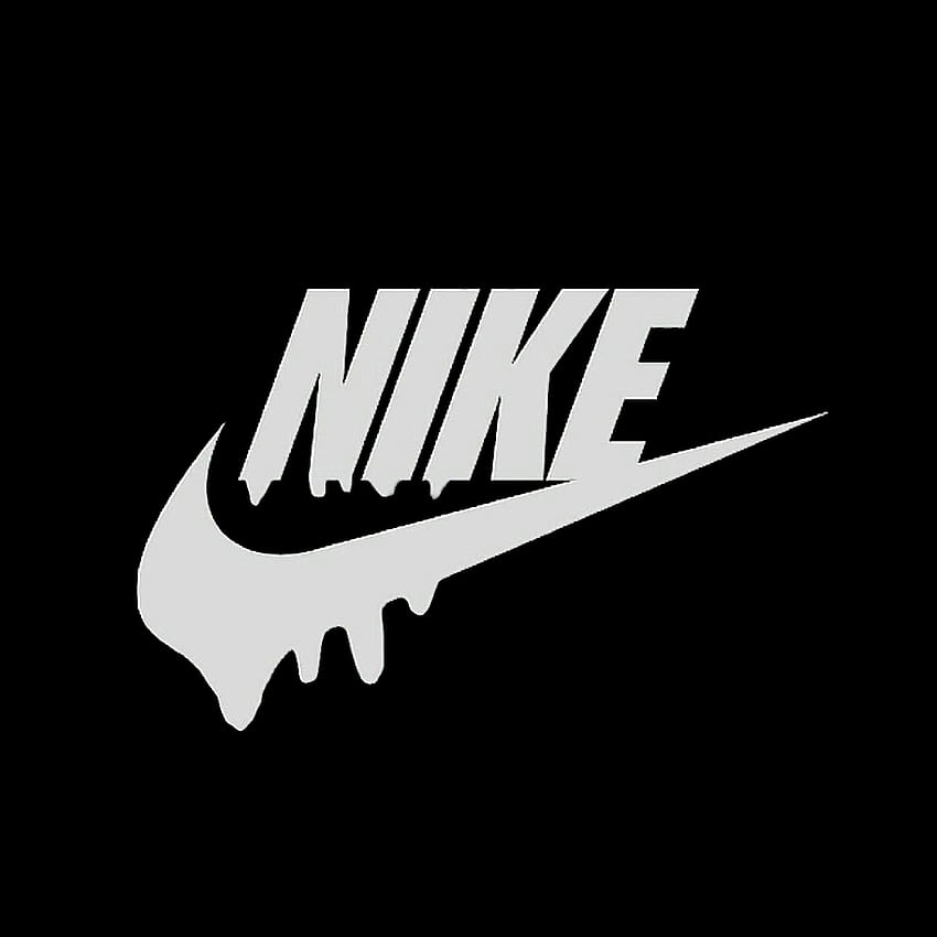 Efecto de goteo, Logotipo de goteo de Nike fondo de pantalla del teléfono