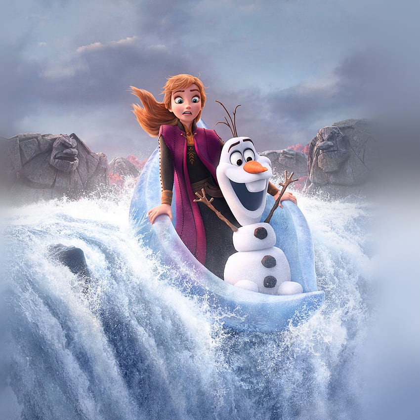Frozen 2 Anna Dan Olaf - & Latar Belakang, Anna dan Elsa wallpaper ponsel HD