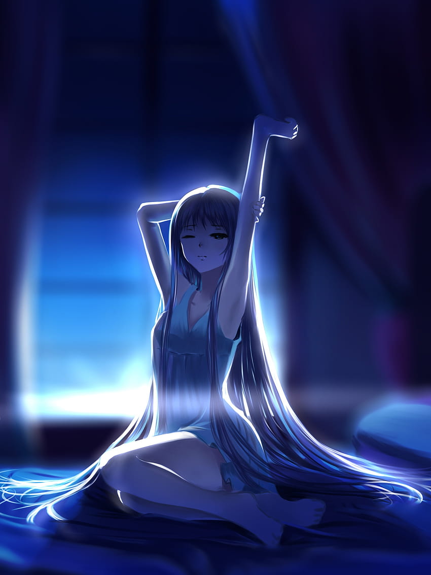 Download Anime Girls Pfp Nightgown Wallpaper