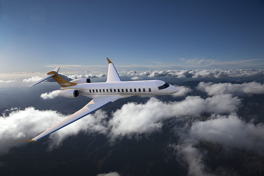 Bombardier Global 7000, реактивен, Global, самолет, Bombardier, 7000 HD тапет