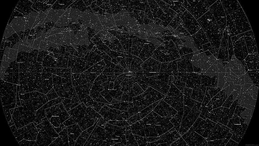 for , laptop. space star map pattern dark, Constellation HD wallpaper