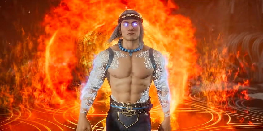 Mortal Kombat 11: El mayor giro de la trama de Aftermath es arrancado de la MCU. HE', dios del fuego Liu Kang fondo de pantalla