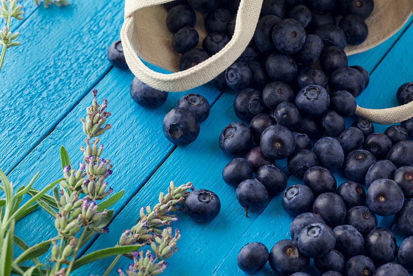 Fresh, fruits, blueberries, berries HD wallpaper