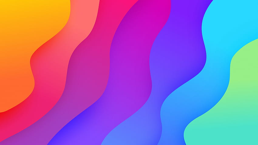 Wavēy, Colorful HD wallpaper