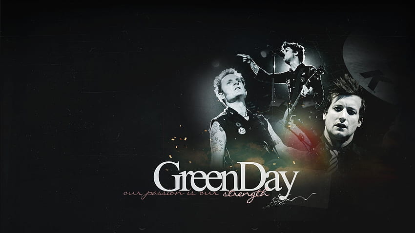 green day, band, letters, concert HD wallpaper