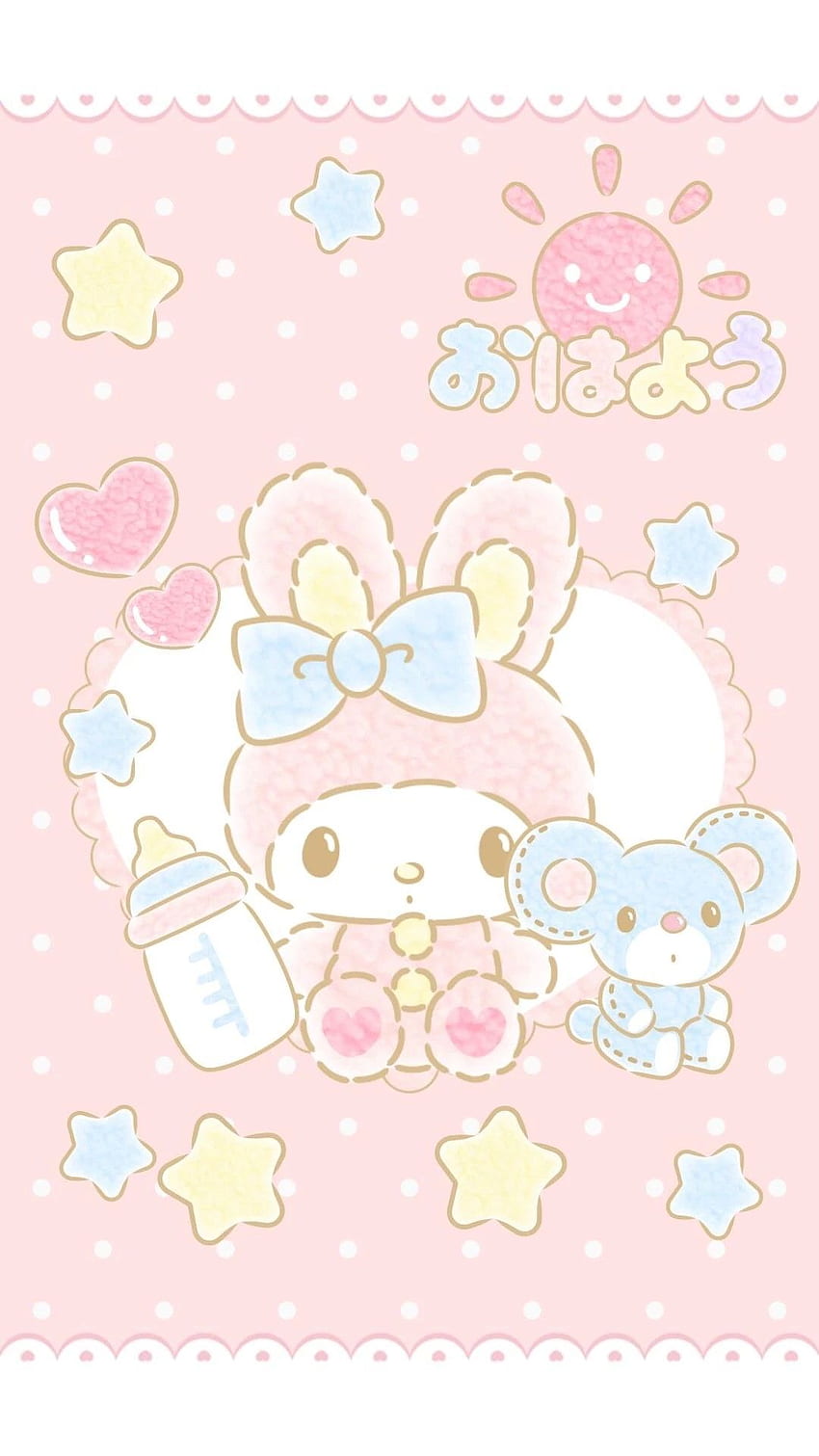 Bebek Hello Kitty, Melodim HD telefon duvar kağıdı