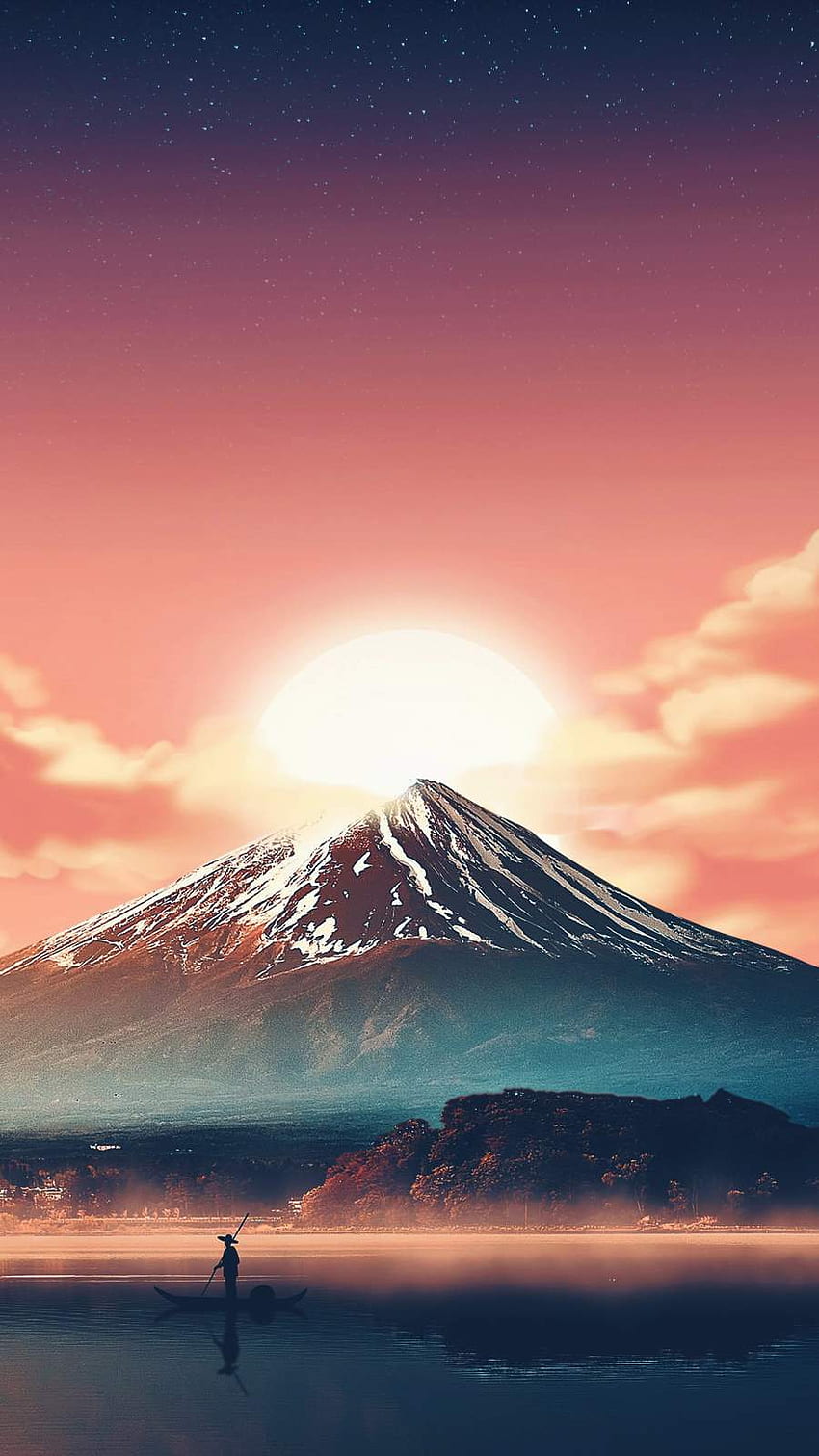 Gunung Fuji IPhone - IPhone : iPhone , Gunung Fuji Anime wallpaper ponsel HD