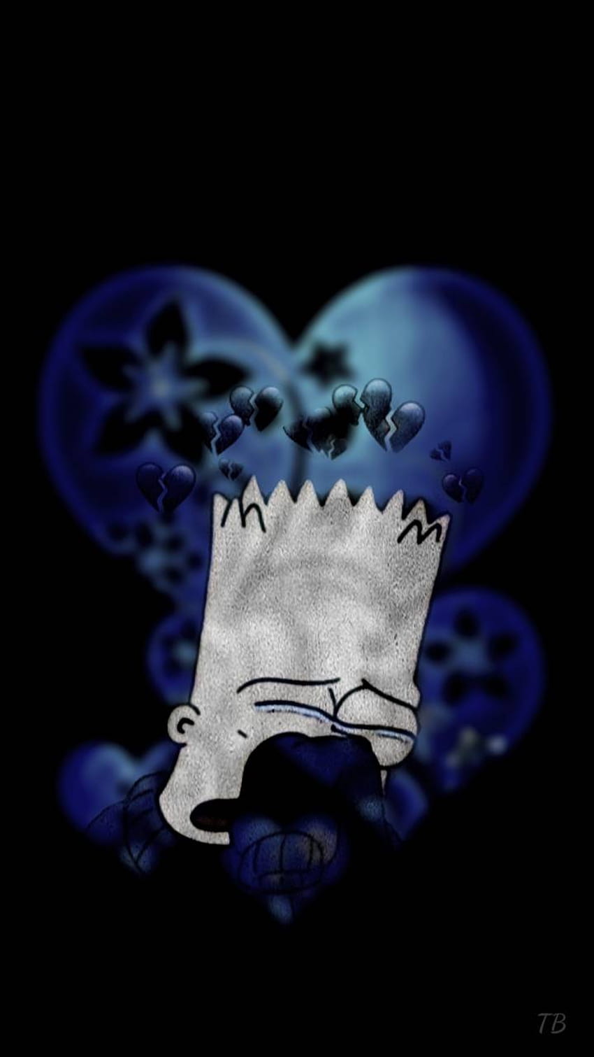 Sad bart, depressing, HD phone wallpaper