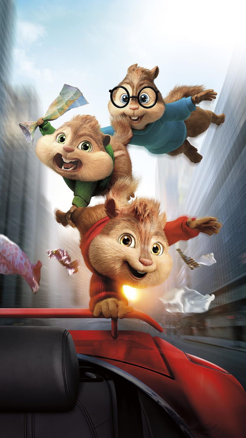 Film Alvin et les Chipmunks : The Road Chip (2022) Fond d'écran de téléphone HD