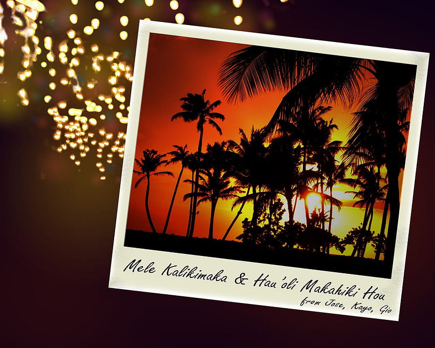 Hawaiian Christmas HD wallpaper