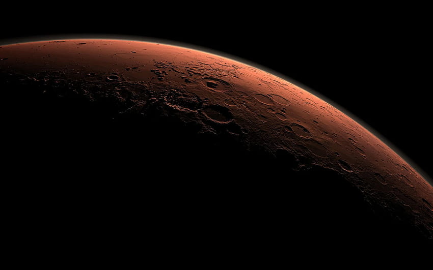 Космос . Разсъмване в кратера Гейл, НАСА HD тапет