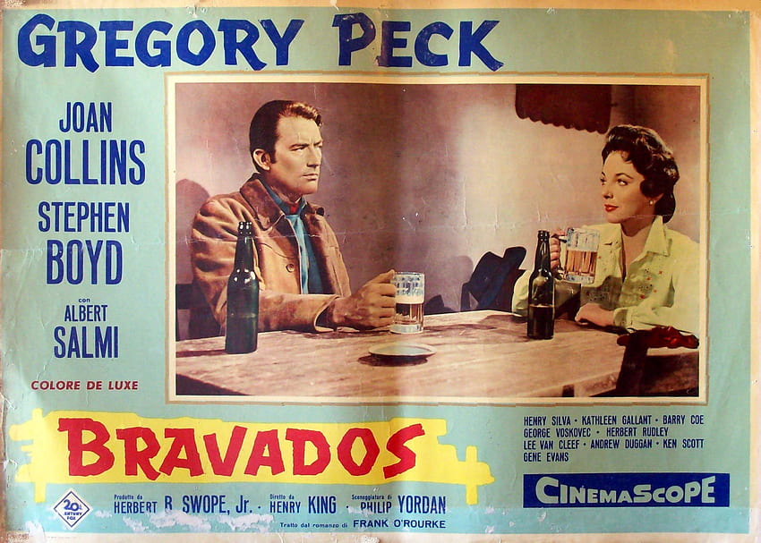 Bravados (1958), Bravados-Film, Gregory Peck, Western, Henry De Silva, Stephen Boyd, Joan Collins HD-Hintergrundbild