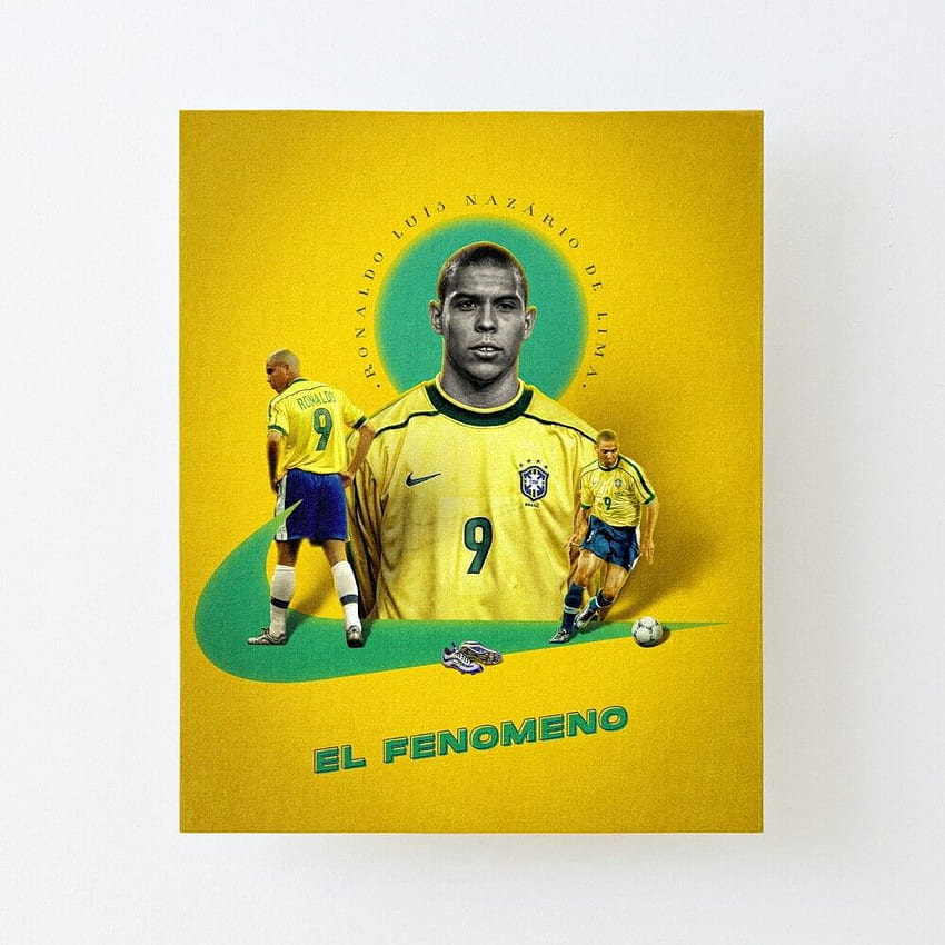 Ronaldo Nazario Art Board Print, 호나우두 브라질 HD 전화 배경 화면