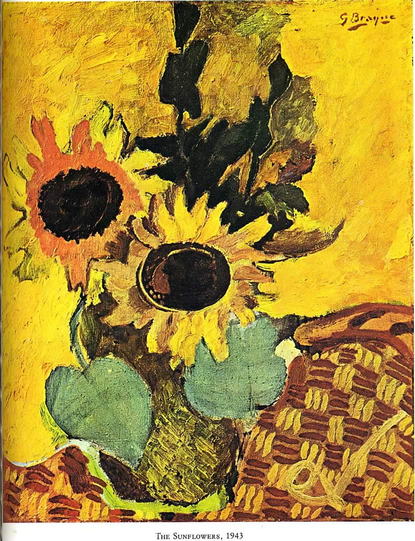 Sunflowers - Georges Braque HD phone wallpaper