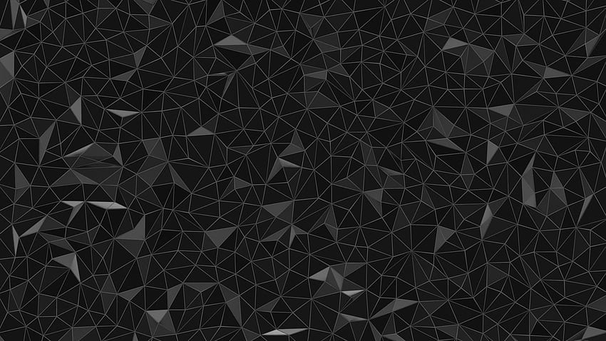 arte digital digital abstracto negro y gris bajo poli fondo de pantalla