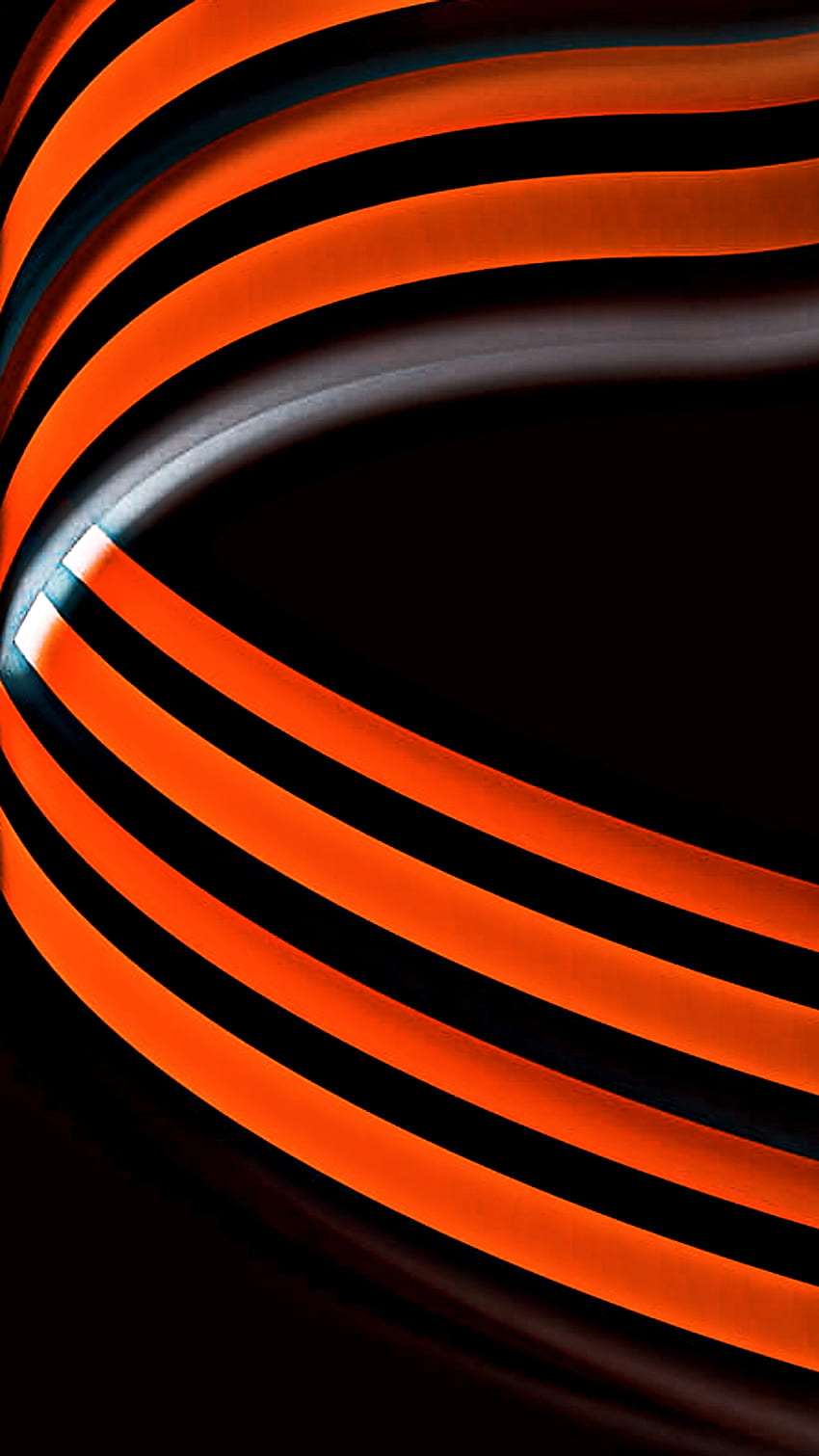 ghhkj, tech, waves, new, neon, cool, black, bright, oled, pattern, abstract, digial, orange, 3d, amoled, curves, material, modern, future, , design, gamer, shiny, , graphic HD phone wallpaper