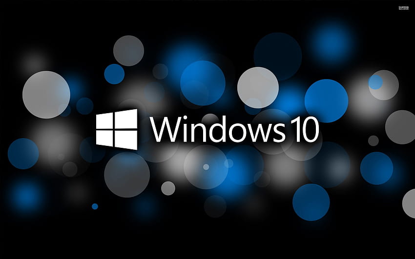 Microsoft Windows 10 system logo, circles, creative design, Microsoft U HD wallpaper