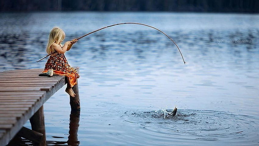 Риболов, рибар HD тапет