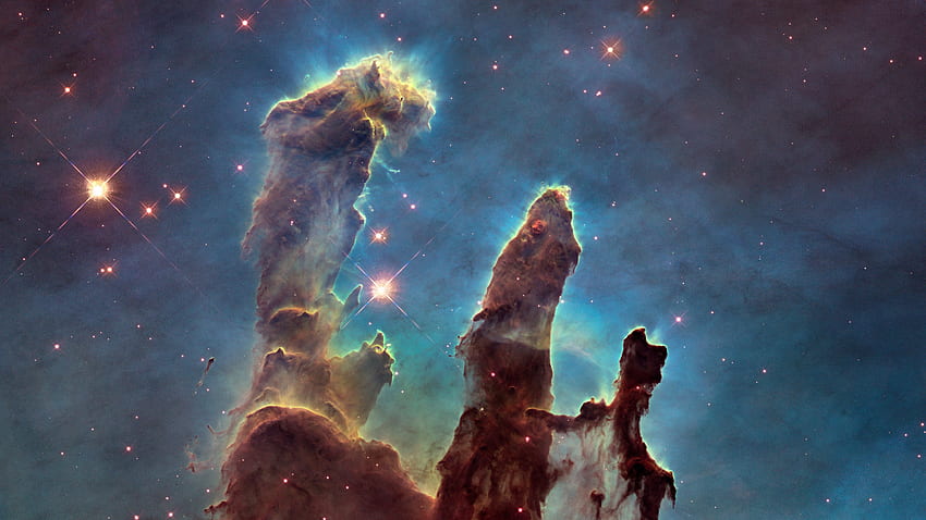 : The Eagle Nebula's Pillars of Creation, 5120*2880 HD wallpaper