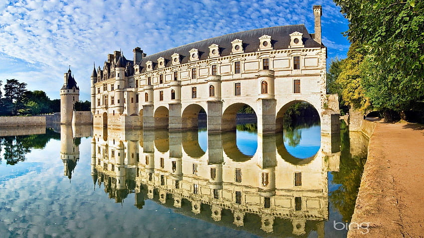 Château de Chenonceau, Chateau HD wallpaper