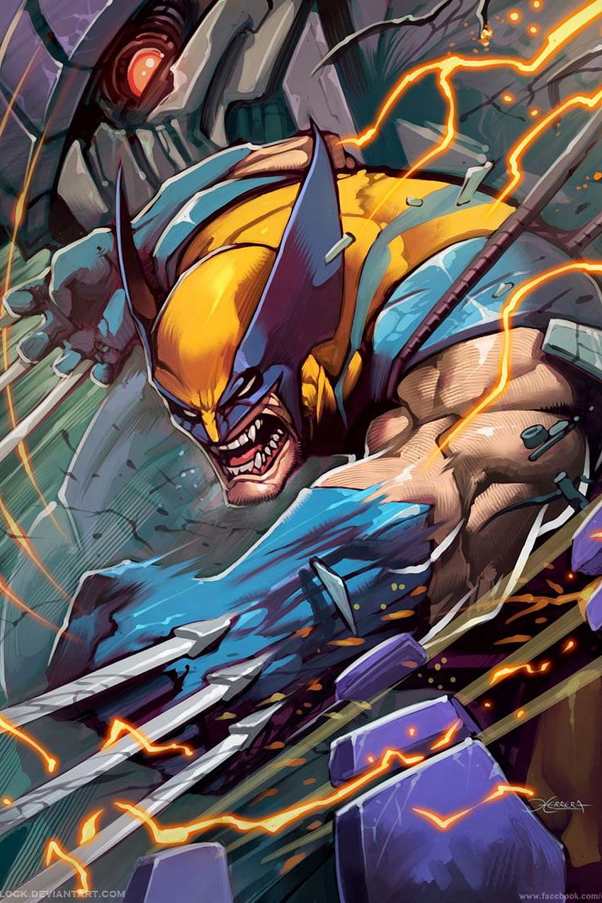 Кървав телефон за комикси Wolverine - Фен арт на Wolverine - - teahub.io HD тапет за телефон