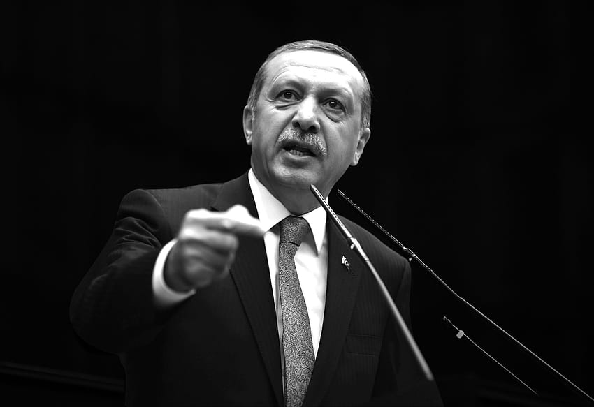 Turkey's Prime Minister Erdogan addresses members of parliament from his ruling AK Party during a meeting at the Turkish parliament in Ankara - Il Manifesto SardoIl Manifesto Sardo, Erdoğan HD wallpaper