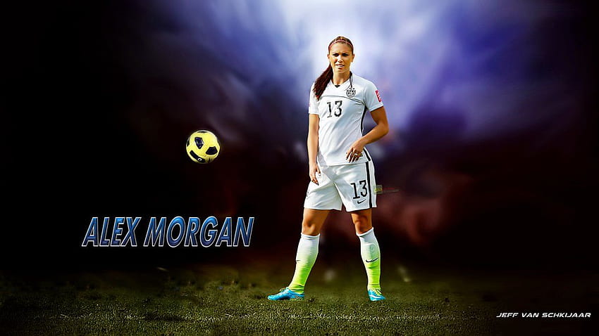 Alex Morgan Soccer , Aesthetic Soccer HD wallpaper