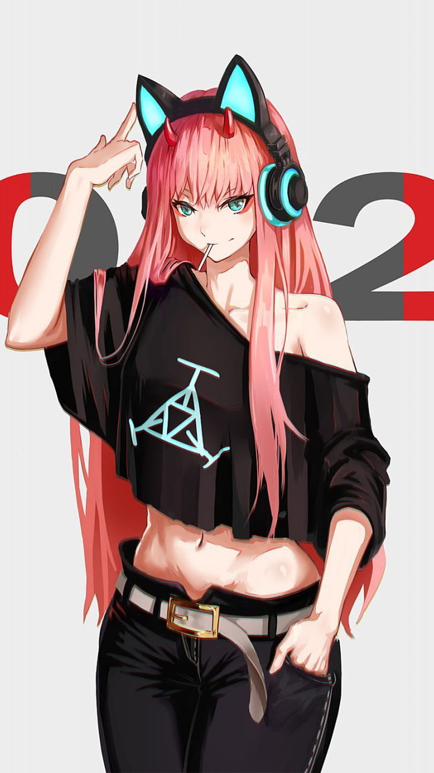 Hot, anime girl, zero two, urban outfit, art HD phone wallpaper ...