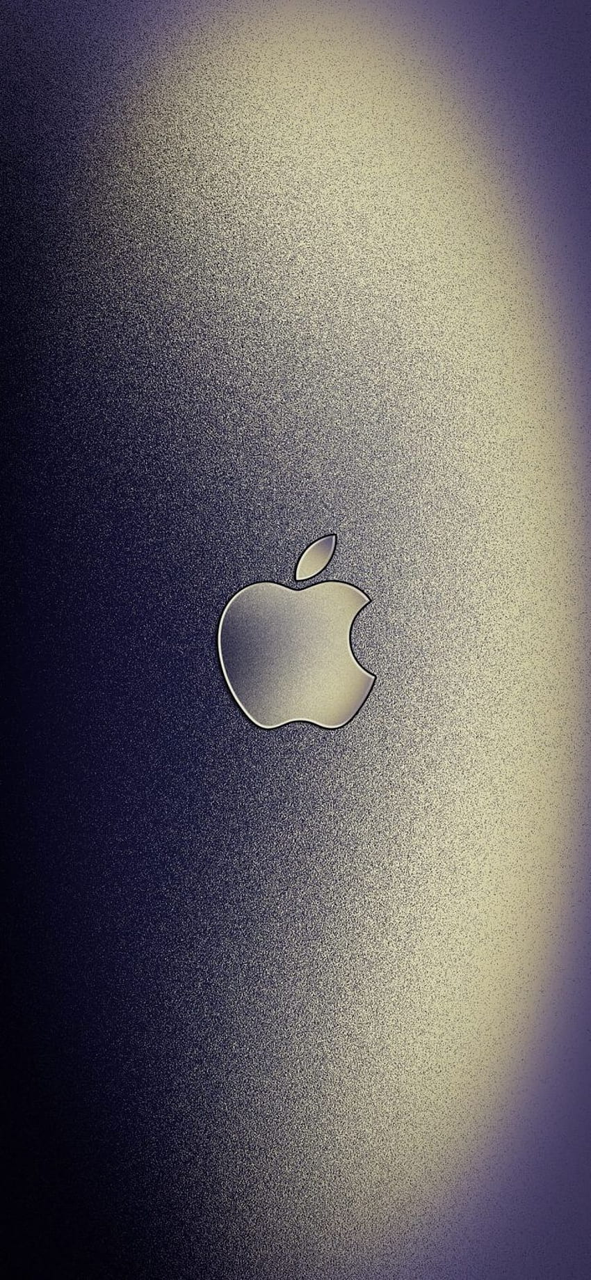 Aluminiowe logo Apple na iPhone'a. Logo Apple iPhone, Apple, logo iPhone, Oryginalne logo Apple Tapeta na telefon HD