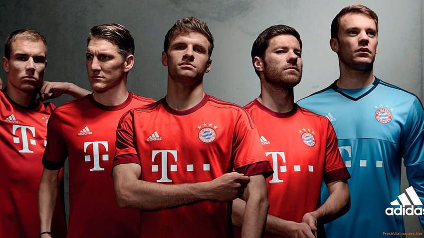 fc bayern munich , background, Bayern Munich Squad HD wallpaper