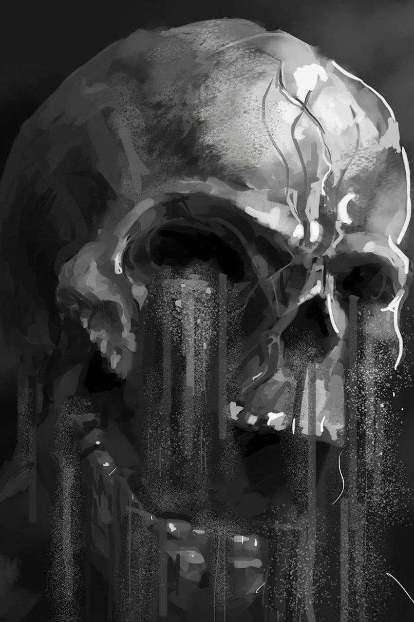 desktop wallpaper iphone dark skull 2019 3d iphone