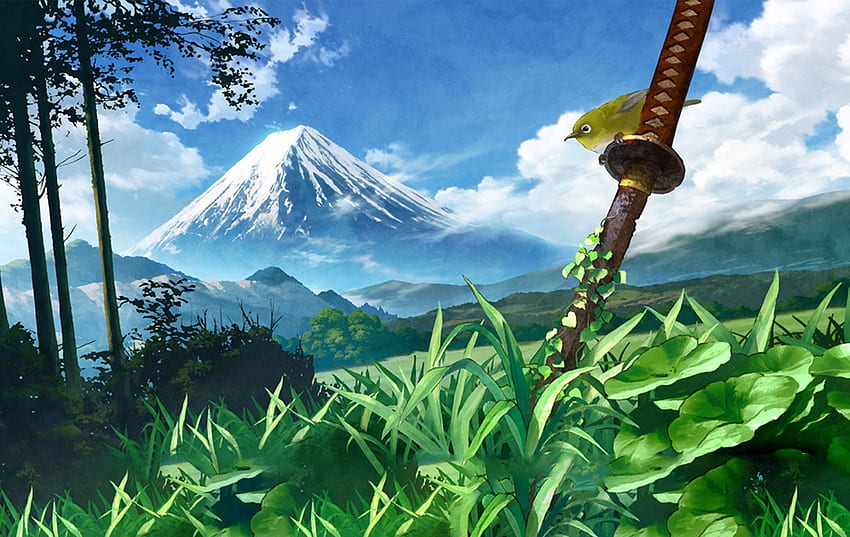 Anime Landscape . Аниме, 1900 X 1200 Mountain HD wallpaper